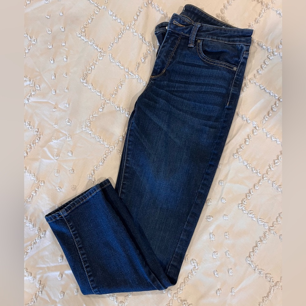a.n.a Skinny Ankle dark blue jeans
